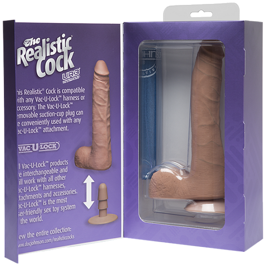 Реалистичный фаллоимитатор 19,6 см