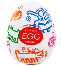 Яйцо мастурбатор Tenga Egg Street 001 с рельефом „граффити“