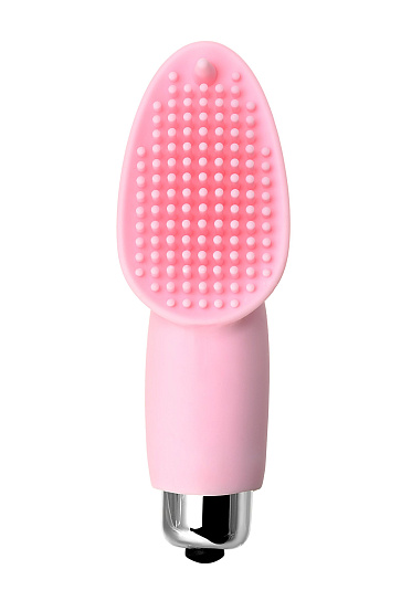 Вибропуля на палец для стимуляции эрогенных зон Twity, розовая 10,2 см