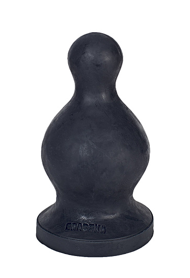 Анальная втулка с гладкой поверхностью, черная, Erasexa