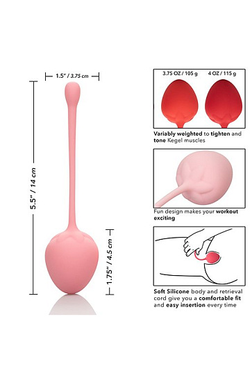 Вагинальные шарики в виде клубники Kegel Training Set Strawberry