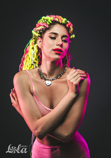 Ошейник в виде цепи EMBRACE, серебряный