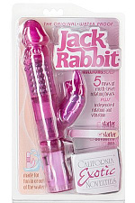 Водонепроницаемый вибратор хай-тек Jack Rabbit, розовый