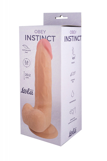 Фаллоимитатор Lola Games Obey Instinct, 20,2 см