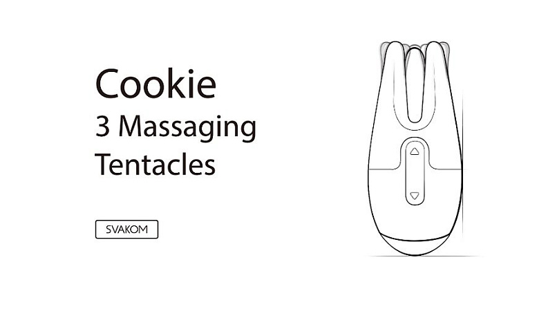 Вибростимулятор клитора с подвижными тентаклями Svakom Cookie, розовый