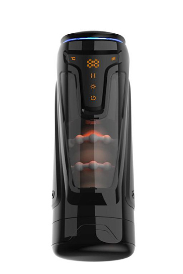 Мастурбатор Amovibe Warrior с фрикциями, черный