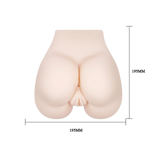 Мастурбатор полуторс с двумя любовными отверстиями