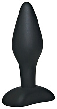 Черная анальная втулка Velvets, длина 9 см