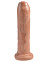Strap On King Cock Uncut, телесный загорелый 17,8 см