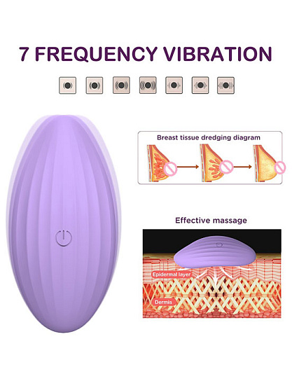 Изогнутый мини-вибратор в трусики Winyi Daisy