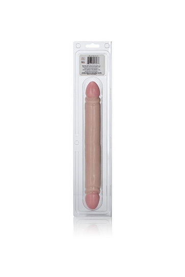 Фалоимитатор двусторонний Smooth Double Dongs — 12", 30 см