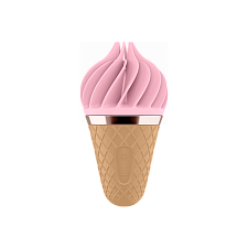 Вибромассажер-спиннер Satisfyer Sweet Treat, коричнево-розовый
