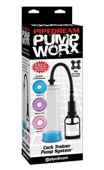 Вакуумная помпа Pump Worx Cock Trainer с 3 уплотнителями