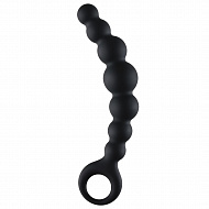Упругая анальная цепочка Lola Toys Flexible Wand, черная