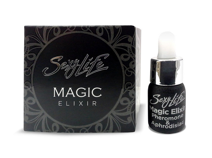 Эфирное масло-афродизиак с феромоном Sexy Life Magic Elixir, 5 мл Эфирное масло-афродизиак с феромоном Sexy Life Magic Elixir, 5 мл