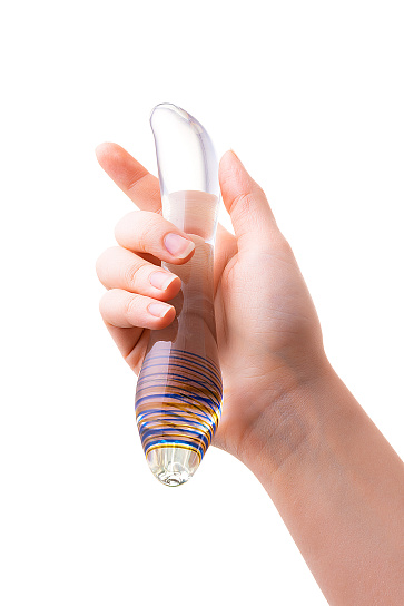 Стеклянный элегантный фаллос Glas, 20 см