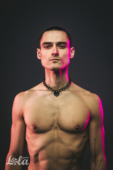 Ошейник в виде цепи EMBRACE, черный