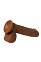 Фаллос TOYFA RealStick Elite Mulatto мулат, 16 см
