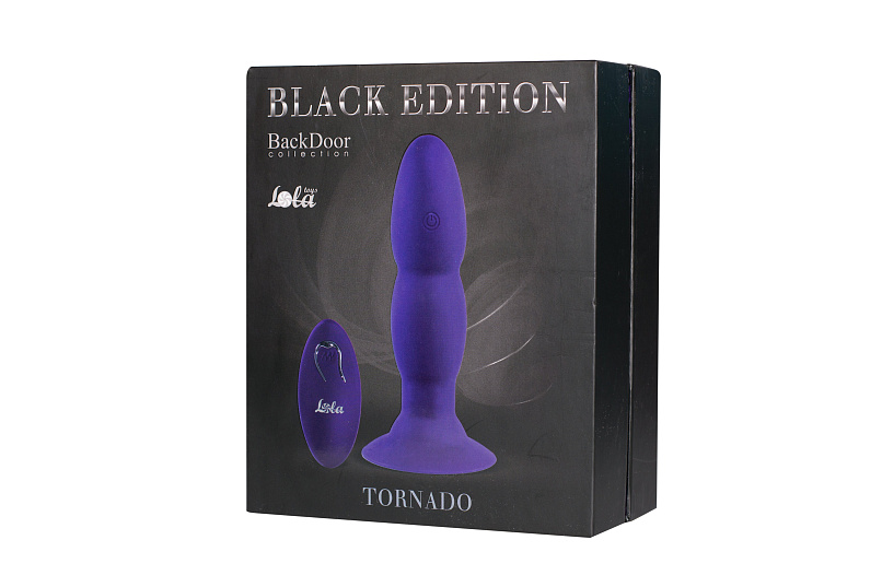 Анальный массажер Tornado с пультом, Lola Toys