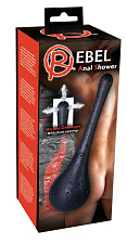 Анальная игрушка Shower для интимной гигиены, черная