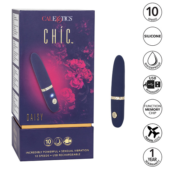 Мини-вибромассажер CHIC DAISY, 10.75 см