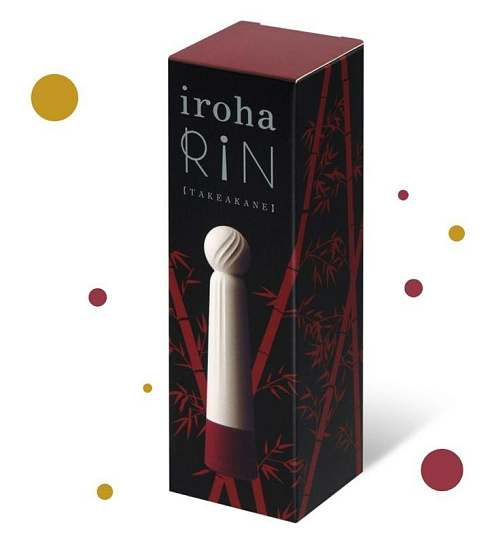 Вибратор с анти-пылевым покрытием Iroha Rin Akane, белый