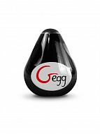 Мастурбатор в виде яйца с внутренним рельефом Gvibe Gegg, черный