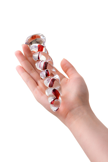 Фаллоимитатор спиралевидным стволом, 18 см