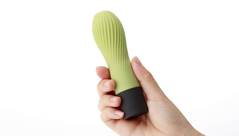 Вибратор IROHA ZEN с пульсирующим режимом, зеленый