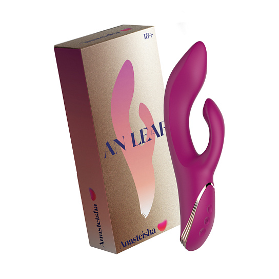Вибратор кролик Anasteisha AN Leaf с функцией манящего движения