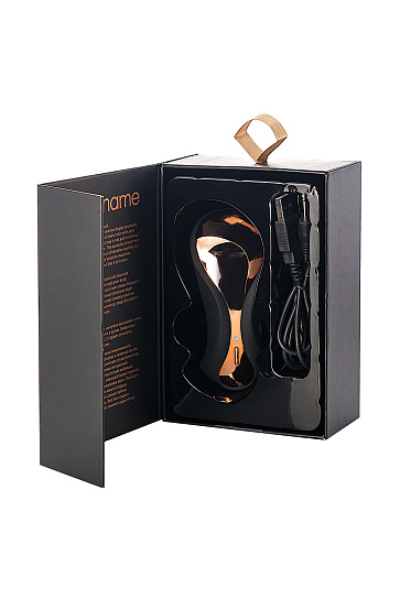 Вибромассажер Waname Surf, черно-золотистый, 11 см