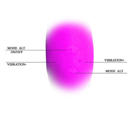 Вагинально-клиторальный вибратор из силикона, Pretty Love