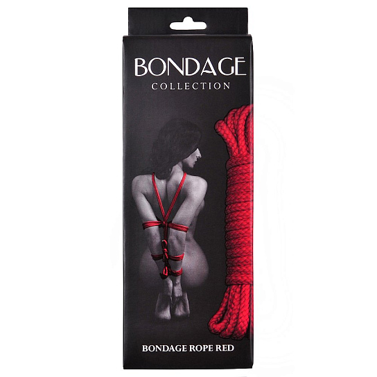 Веревка для бондажа Lola Toys Bondage Collection, красная
