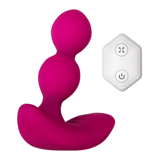 Анальные шарики с вибрацией и надувом Zero Tolerance BUBBLE BUTT