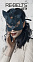 Качественная премиум БДСМ маска Kitty Black, Rebelts