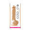 Реалистичный фаллоимитатор Colours - 8" Dildo, 19 см, бежевый