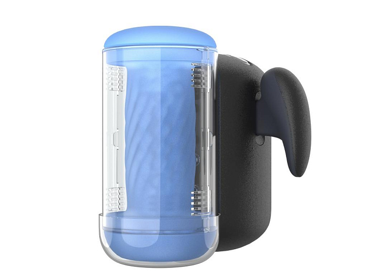 Мастурбатор Amovibe Black Knight с имитацией фрикций