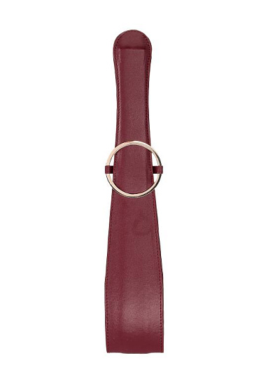 Паддл Shots Media Ouch Belt Flogger, бордовый