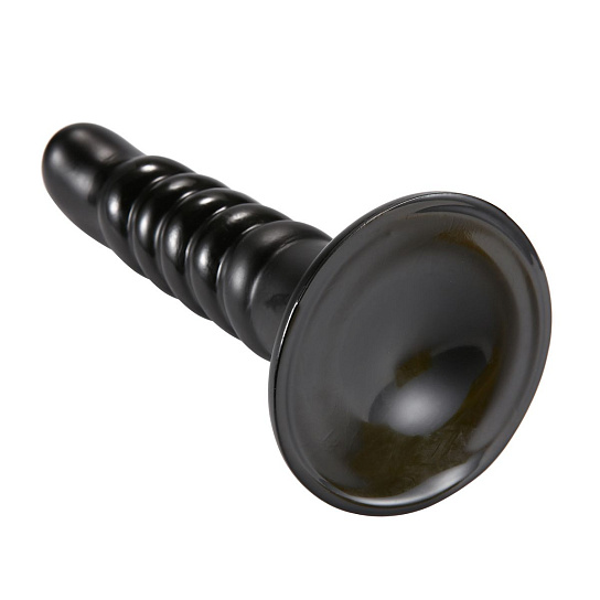 Анальный стимулятор с изгибом для фистинга X-Men, черный