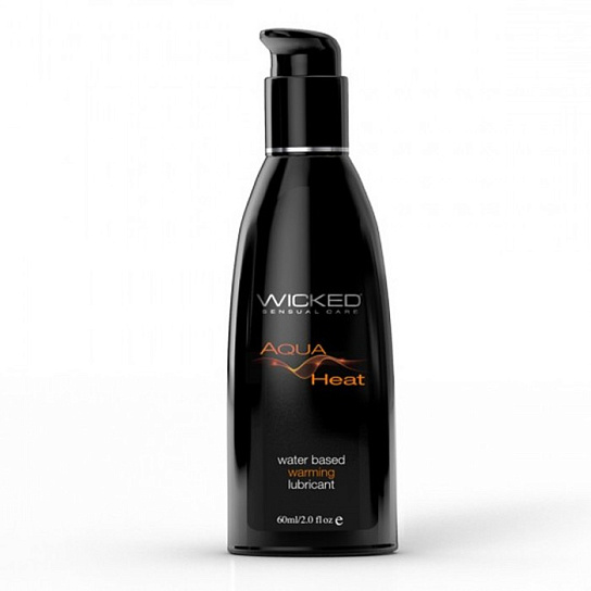 Согревающая смазка на водной основе Wicked Aqua Heat, 60 мл