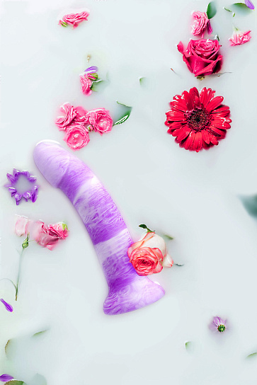 Цветной фиолетовый фаллоимитатор Beyond by Toyfa Neil, 18 см