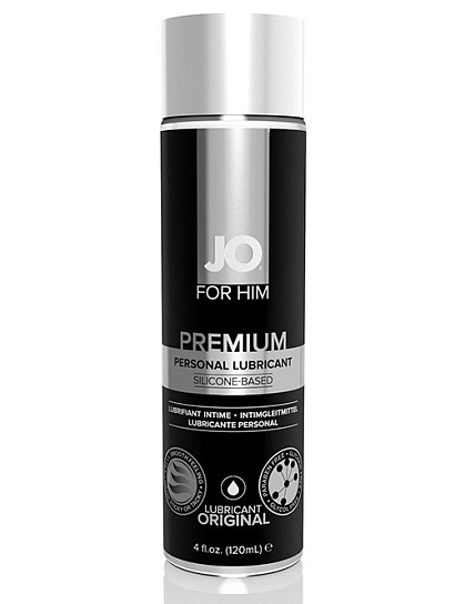 Мужской силиконовый лубрикант JO for Men Premium, 125 мл