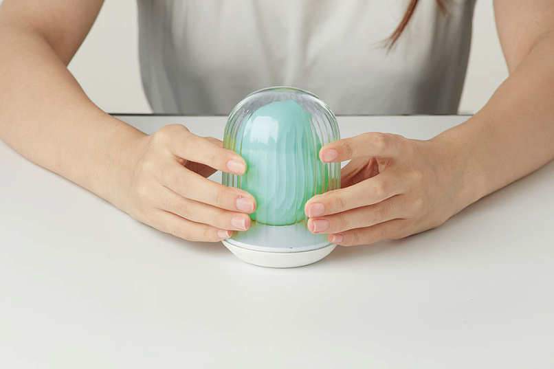 Вибростимулятор с функцией вакуумной стимуляции Cuddly Bird, бирюзовый