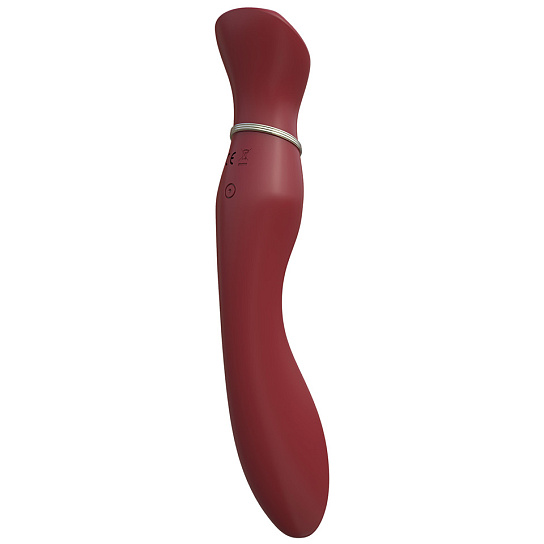 Красивый вибростимулятор Viotec MIRACLE CHANCE, бордовый