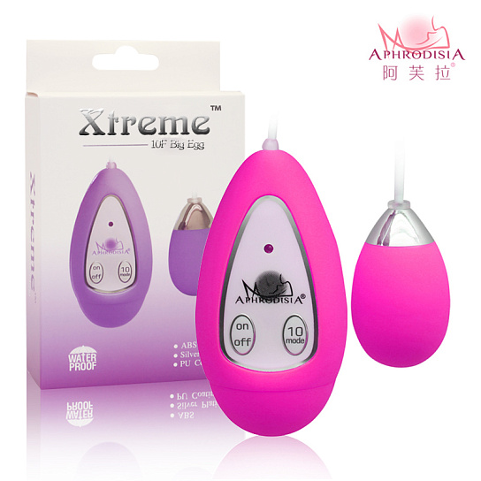 Виброяичко Xtreme-10F Egg (B), розовое