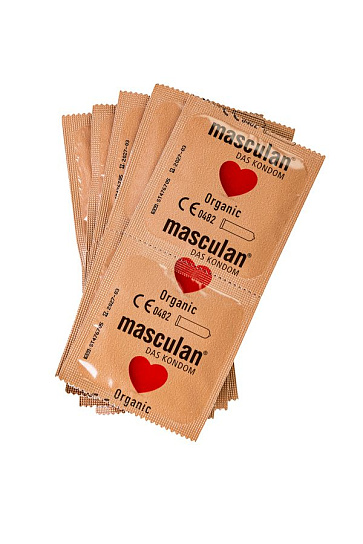 Презервативы Masculan Organic утонченные веганские, 10 шт, прозрачные