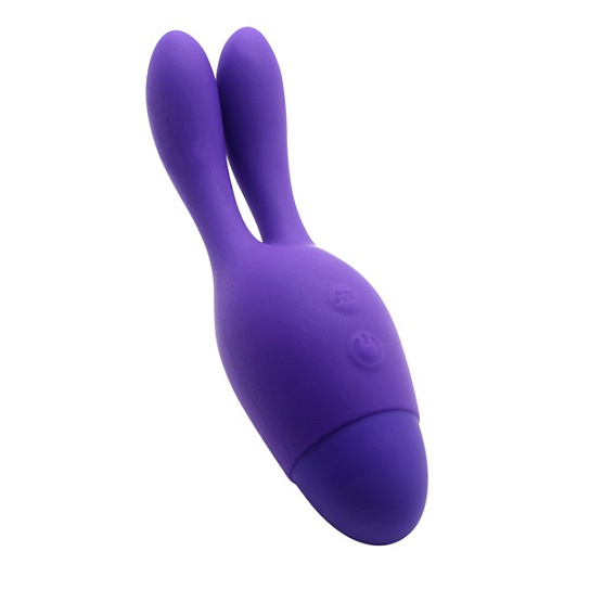 Многофункциональный вибростимулятор Dream Bunn из силикона 6.5 см, фиолетовый