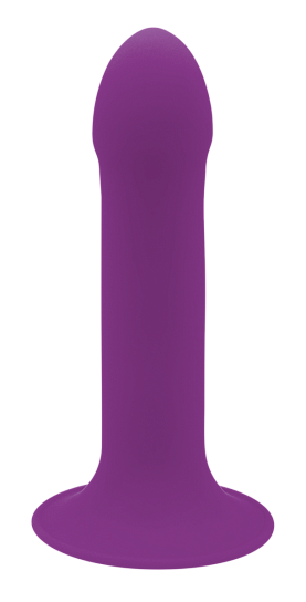 Фаллоимитатор на присоске с двойной плотностью Adrien Lastic HITSENS S06 13.5 см, фиолетовый