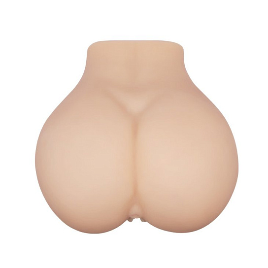 Мастурбатор с анусом и девственной вагиной со съемными виброяйцами