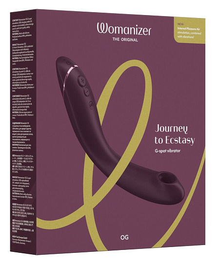 Стимулятор с технологией Pleasure Air для точки G Womanizer OG, фиолетовый Стимулятор с технологией Pleasure Air для точки G Womanizer OG, фиолетовый
